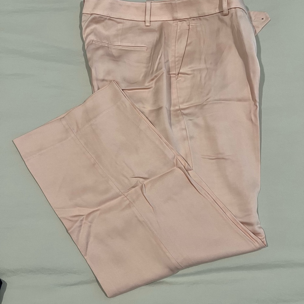 J. Crew Pink Dress Pants with Smooth Fabric